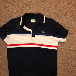 Blue Lacoste’ boy polo shirt